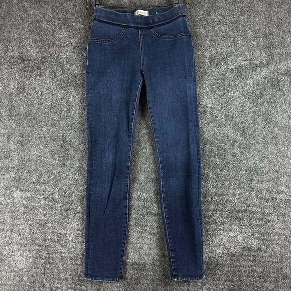 Madewell Jeans Womens 25 The Anywhere Jean Medium Wash Cotton Stretch Pull On - Picture 1 of 8